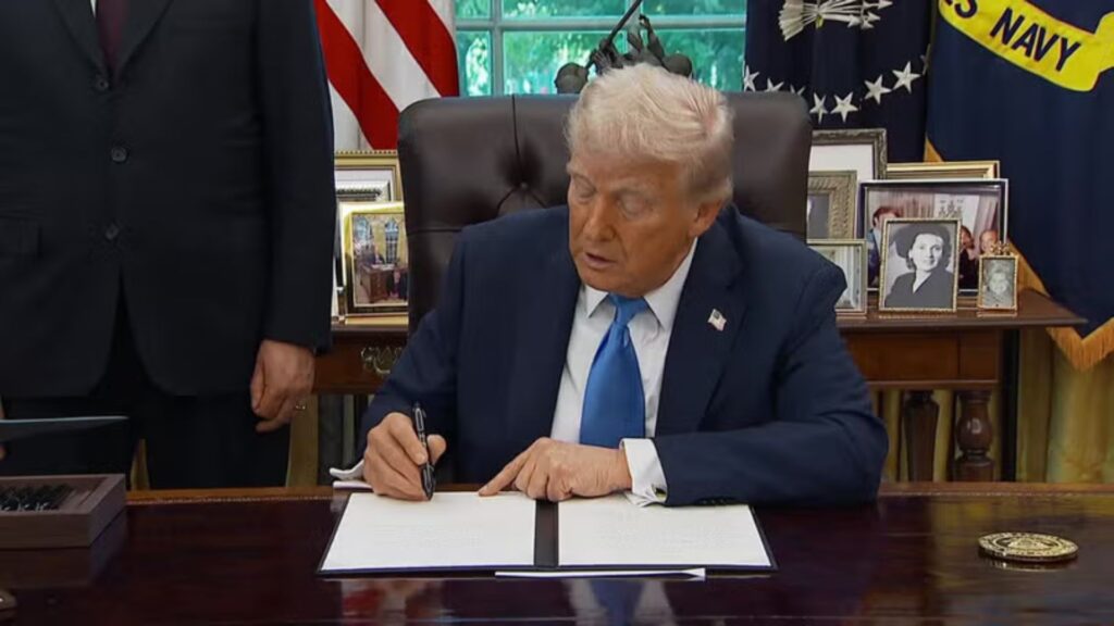 Trump signs proclamation imposing annual $100,000 fee on H-1B visas
