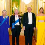 Trump attends banquet dinner with King Charles during second state visit to U.K