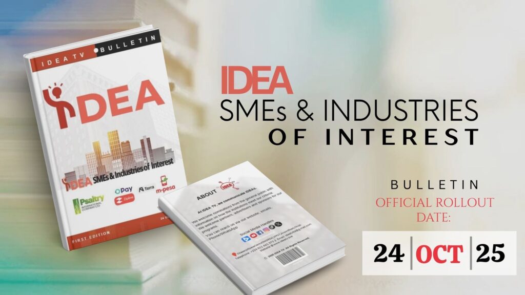 IDEA TV SMEs & INDUSTRIERS OF INTEREST OFFICIAL ROLLOUT DATE