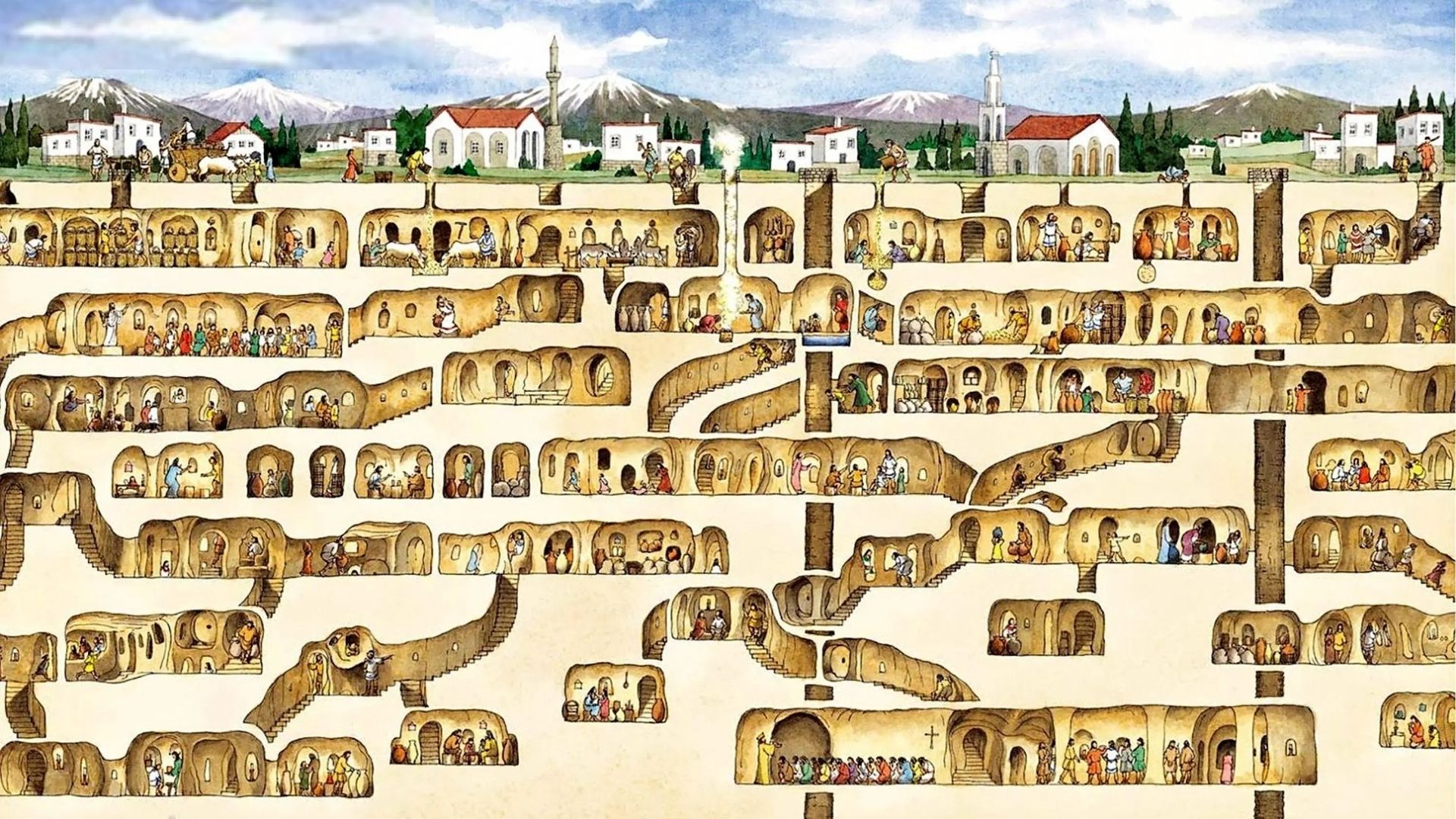 Derinkuyu: The Ancient Underground City of Cappadocia