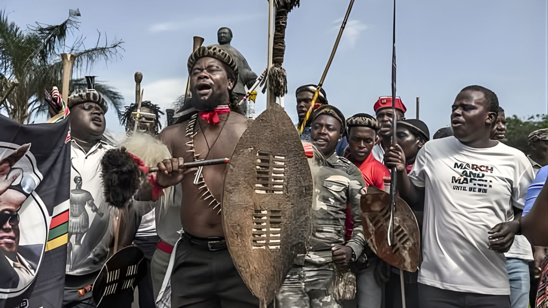 South Africans Protest Installation of “Nigerian King” in KuGompo City, Eastern Cape
