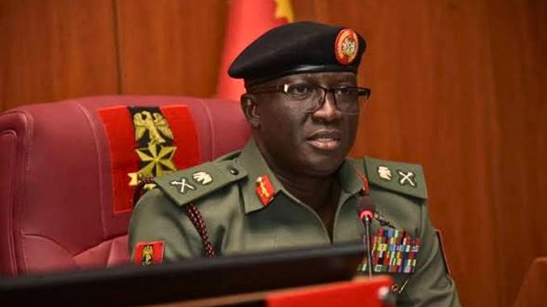 COAS Lieutenant General Waidi Shaibu Deploys Over 850 Troops to Plateau to Reinforce Operation Enduring Peace
