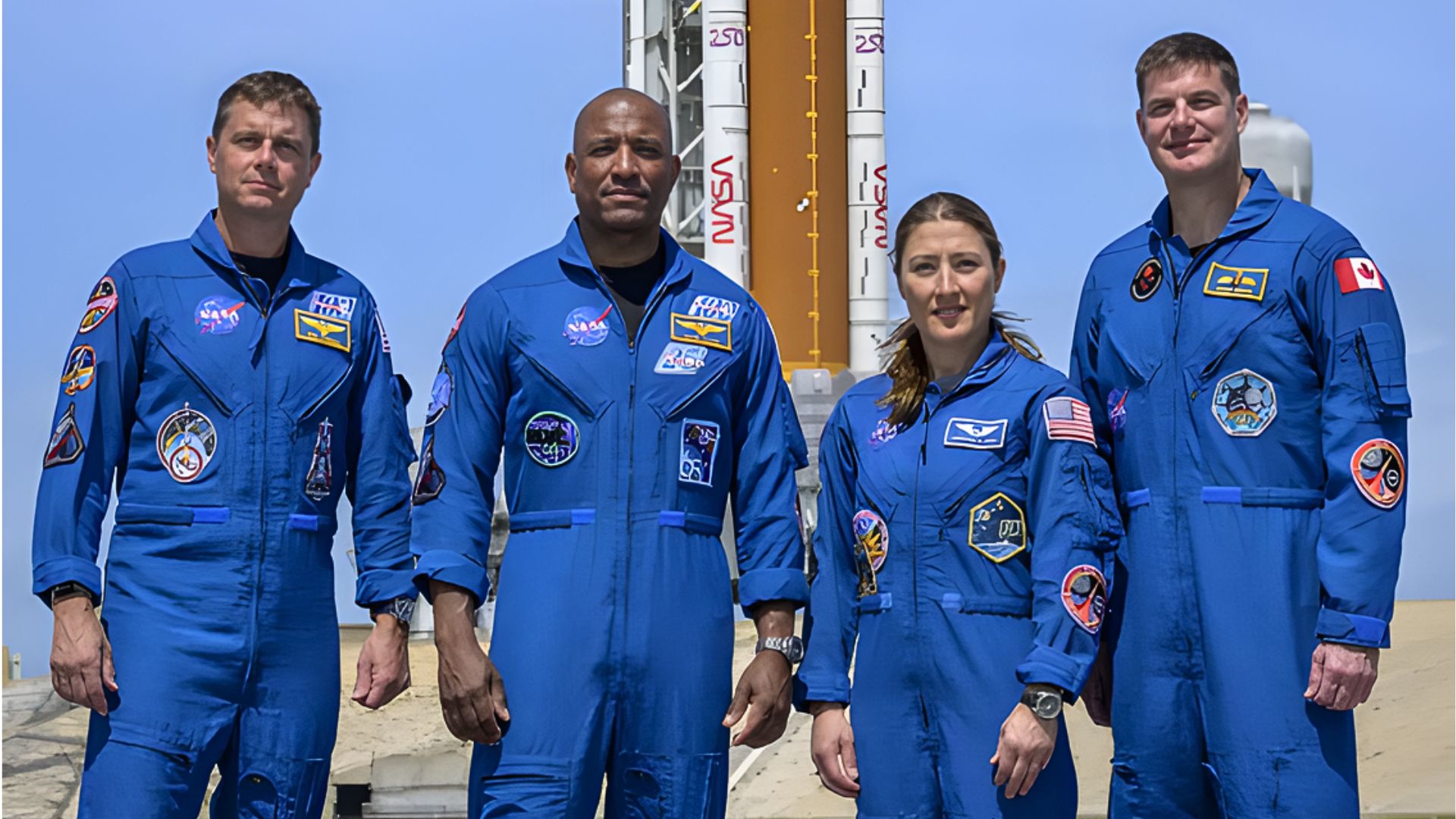 Four astronauts have begun a 10-day journey around the moon and back again, the first crewed flight to the moon since 1972