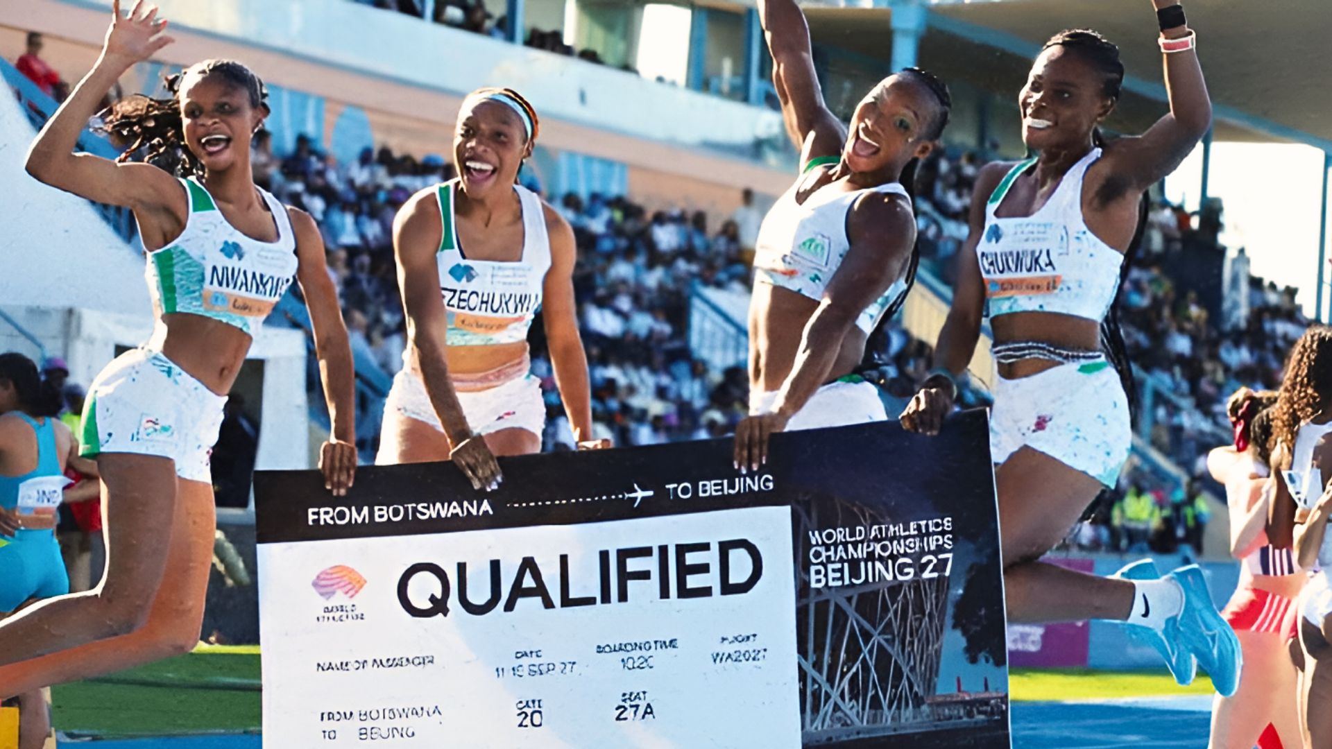 Nigeria Books Three World Championships Tickets at 2026 World Athletics Relays in Botswana
